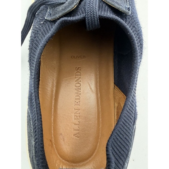Allen Edmonds Oliver Slip On Knit Lifestyle Shoes Size 12 C Navy Blue Suede main image 13